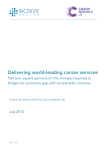 Delivering world-leading cancer services