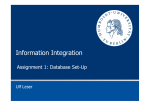 Praktikum Information Integration - HU