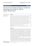 The lore of low methane livestock: co