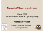 Mowat-Wilson syndrome