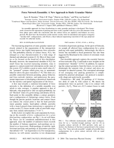 Force Network Ensemble: A New Approach to Static Granular Matter