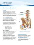 Steroid injection for joint pain