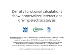 Density functional calculations show noncovalent interactions