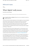 McKinsey_What `digital` really means
