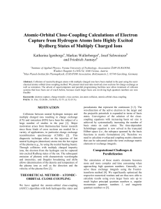 Atomic-Orbital Close-Coupling Calculations of Electron Capture