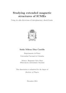 Studying extended magnetic structures of ICMEs