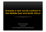 Towards a new social contract in the Middle East and North Africa