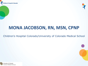 MONA JACOBSON, RN, MSN, CPNP