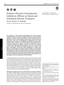 Sodium–Glucose Cotransporter Inhibitors: Effects