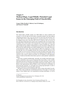 Medical Hope, Legal Pitfalls: Potential Legal Issues in the Emerging