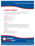 Strep Throat - Urgent Plus Care