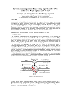 Performance comparison of scheduling algorithms for IPTV traffic