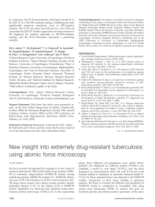 New insight into extremely drug-resistant tuberculosis: using atomic