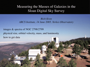 Measuring the Masses of Galaxies in the Sloan Digital Sky Survey