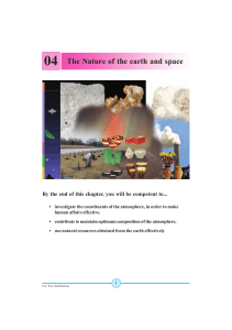 The Nature of the earth and space