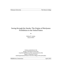 Seeing through the Smoke: The Origins of Marijuana
