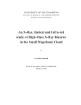 An X-Ray, Optical and Infra-red study of High-Mass X