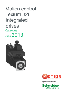 Motion control Lexium 32i integrated drives