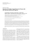 Detection of Fastidious Vaginal Bacteria in Women with HIV