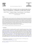 Neurocognitive effects of atypical and conventional antipsychotic