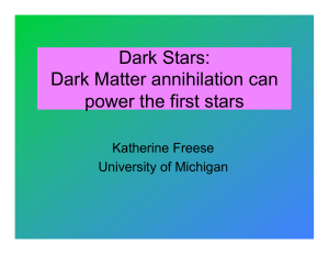Dark Stars: Dark Matter annihilation can power the first stars