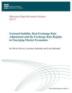 External Stability, Real Exchange Rate