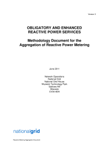 Aggregation of Reactive Power