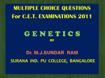 MULTIPLE CHOICE QUESTIONS For CET EXAMINATIONS