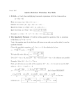 Algebra Refresher Workshop: Key Skills 1. F.O.I.L. ⇒ Used when