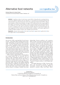 Alternative food networks