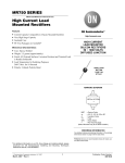 MR750 SERIES High Current Lead Mounted Rectifiers