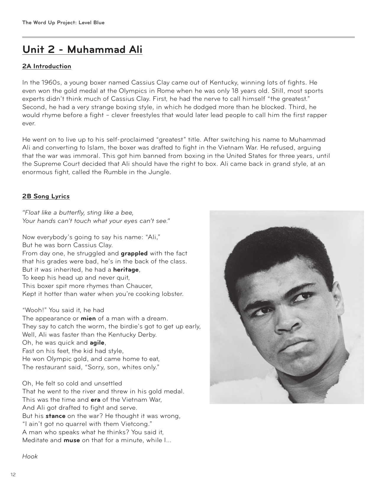 Unit 2 Muhammad Ali Unit 2 Muhammad Ali