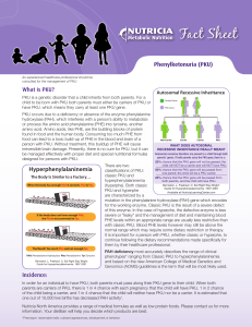 PKU - Nutricia Learning Center