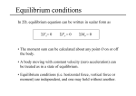 Presentation2 Equilibrium Conditions