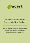 Human Reproductive Research in New Zealand