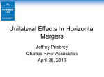 (04/28/2016) Unilateral Effects in Horizontal Mergers