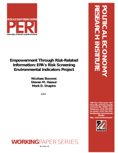 Empowerment Through Risk-Related Information