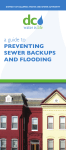 a guide to PREVENTING SEWER BACKUPS AND