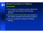 Medical Conditions in Williams Syndrome