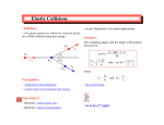 Elastic Collisions