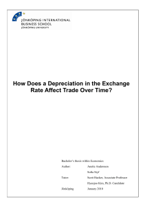 How Does a Depreciation in the Exchange Rate Affect Trade