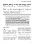 Improved Selective Attention and Word Perception in Tinnitus