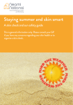 Staying summer and skin smart