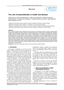 The role of autoantibodies in health and disease