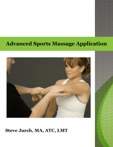 Comprehensive Sports Massage Therapy
