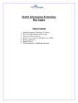 Health Information Technology Hot Topics