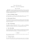 Midterm I - Practice Problems 1 Forces in Helium Atoms 2