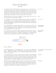 Physics 201 Examples