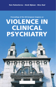 violence in clinical psychiatry
