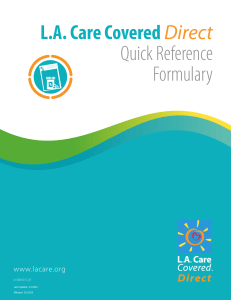 Quick Reference Formulary